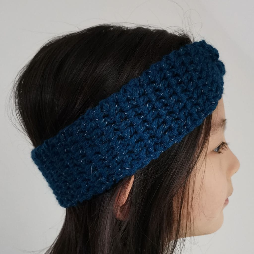 Bandeau réfléchissant bleu nuit